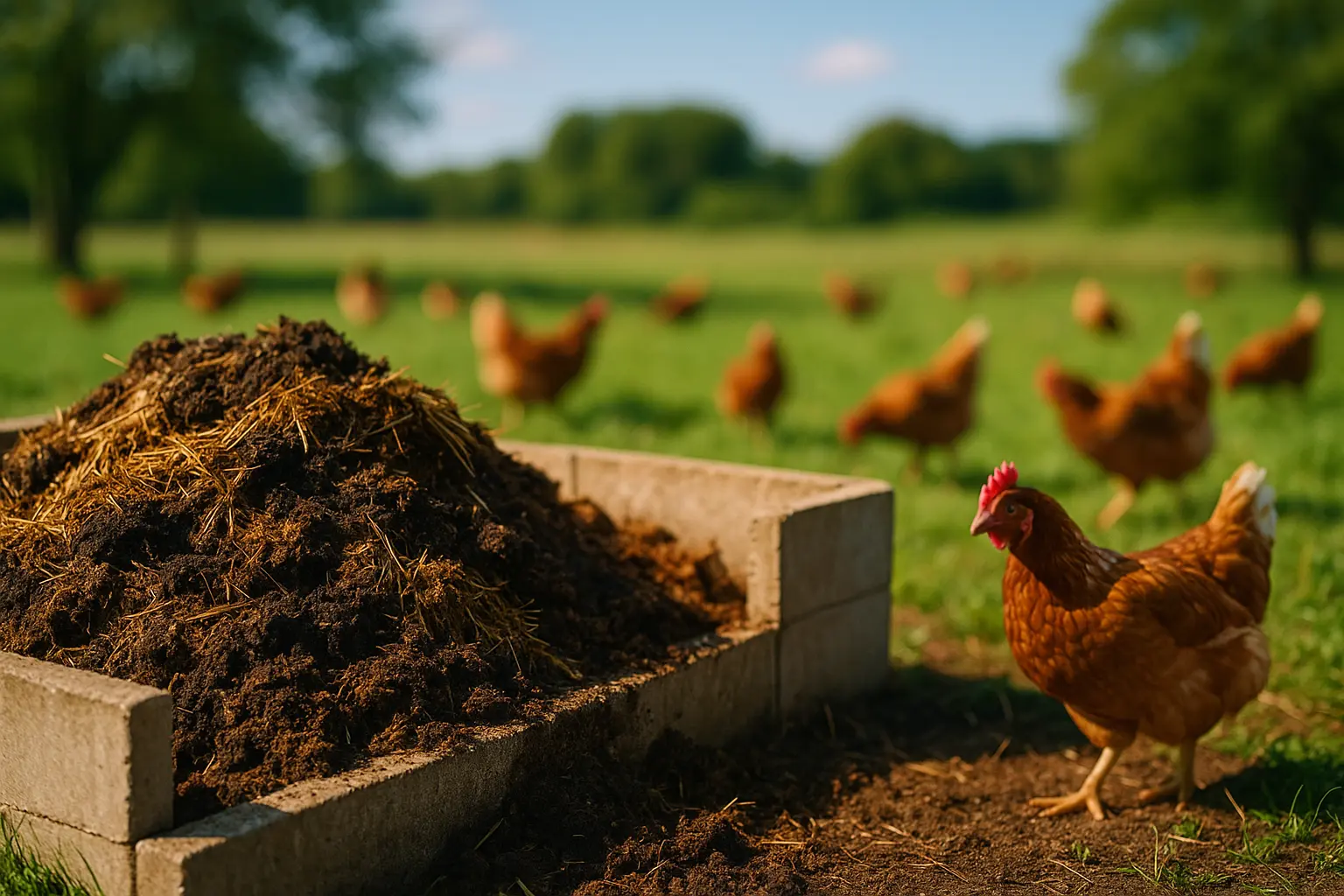 Manure Management in Poultry Farming: Valorization and Environmental Impact.